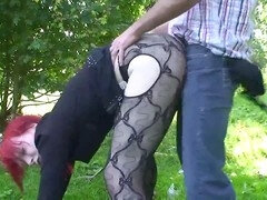 Sperma v puse, Německé, Dospělé, Venku, Pička, Zrzavé, Vyholené, Švédská rojka