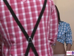 Antonio Black's BBC plows Nomi Melone's shaved pussy in My MILFZ POV