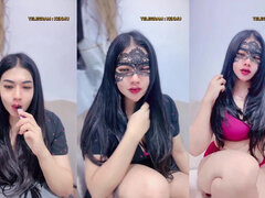 Asian vixen mesmerizes with stunning charm in a daring homemade POV scene