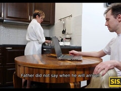 18, 미인, 금발의, 오랄섹스, Hd, 집에서 만든, 여자 형제, 청소년