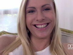 Casting The Newbie - Hot Blonde Czech Girl Next Door Gets Started