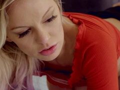 Stora tuttar, Blondin, Avsugning, Doggystyle, Hd, Hotell, Kysser, Rider