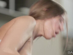 Perse, Isot tissit, Ruskeahiuksinen, Rankka, Selkäsauna, Luonnolliset tissit, Pillu, Kolmen kimppa