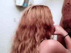 BEAUTIFUL SLIM thick pawg TAKES pipe IN BATHROOM AFTER SHOWER WITH BBC