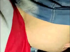 Pik sutte, Hanrej, Europærer, Udendørs, Offentlig, Billig tøs, Trekant, Kone