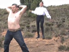 Amatør, Par, Kvinde dominans, Fetish, Tysk, Hårdt, Udendørs