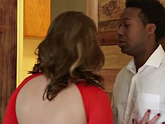 Anal, Stora tuttar, Avsugning, Ebenholts, Handjobb, Hardcore, Mellanrasig, Tuttar