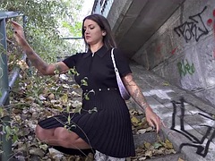 GERMAN SCOUT - First Anal at Pickup Casting for Big Butt Teen Crystal Richi