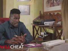 Kenzie Taylor craves BBC and gets a mouthful of jizz