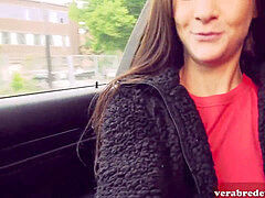 Amatoriale, Università, Tedesca amatoriale, All'aperto, Piccola, Magra, Ragazza, Tette