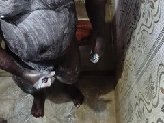 Shower Bathing and Handjob Cum