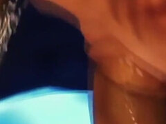 Grote mammen, Pijpbeurt, Bruinharig, Stel, Sperma shot, Buiten, Kut duiken, Oud