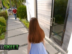 Stepbrother nails petite Winter Jade's tight pussy with his big cock