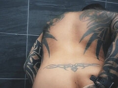 Enthousiasteling, Sperma shot, Masturbatie, Alleen