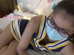 Asiater, Heiagjengpike, Ansiktssperm, Briller, Maske