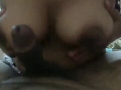 Kerala Housewife Massages Her Husband's Penis with Her Breasts