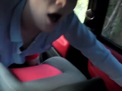 Blonde, Voiture, Branlette thaïlandaise, Hd, Pov