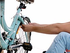 In den arsch, Arsch, Blasen, Braunhaarige, Hardcore, Orgasmus, Jungendliche (18+), Teen in den arsch