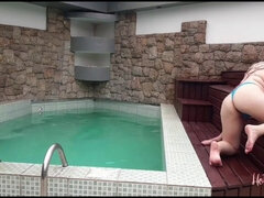 Bikini, Blondine, Blasen, Spermaladung, Hardcore, Latina, Lingerie, Milf