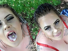 18 éves, Testes gyönyörű hölgy, Cumizás, Szájba élvezés, Német, Hatalmas, Szabadban, Nézőpont