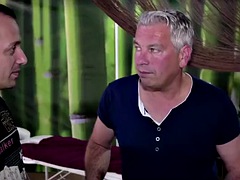 독일인, 하드코어, 대단히, 마사지, 나이든, 밀프, 젖가슴