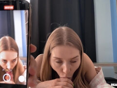 Skinny amateur teen amazing POV porn