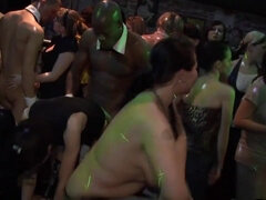 Anal, Blondin, Avsugning, Grupp, Hd, Mellanrasig, Rakad, Trekant