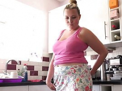 AuntJudys - Hot Adult bbw Sexually available mom Charlie Rae - Lascivious Kitchen Fun