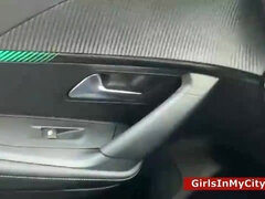 アナル, お尻, 車, 気狂い, フェティッシュ, ハメ撮り, オマンコ, オッパイの