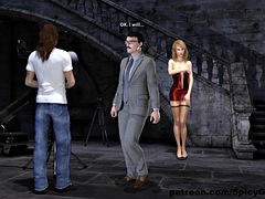 3d, 浮気する, 面白, ハードコア, 淫乱熟女, 公共, 妻