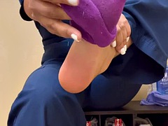 Černé, Ebenové, Fetiš, Fetiš nohou, Masturbace, Sestřička, Různé pohledy, Sólo