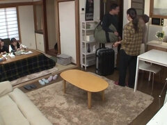 Azjatka, Brunetka, Grupa, Włochaty, Obciąganie, Hd, Japoński