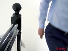 엉덩이, 크고 아름다운 여자, 큰 엉덩이, 큰 가슴, 흑갈색 머리, 보지, 타는, 고함치는