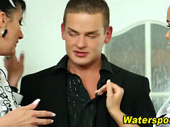 Squirter romps and urinates