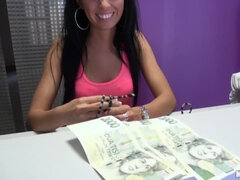 Boutique Booty: skinny brunette Gina Devine gets naughty in the store for quick cash