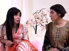 Aaliyah Schools Step Mom Sahara is a kinky MILF who loves fingering, oral & kinky lesbian sex with toys