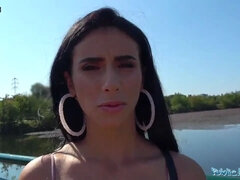 Amatööri, Isot tissit, Suihinotto, Tsekki, Ulkona, Julkinen, Romanialainen, Huutava