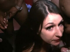 Amateur, Morena, Corridas, Corridas faciales, Grupo, Pajear, Maduro, Fiesta