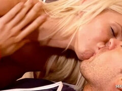 18, 엉덩이, 금발의, 음경, 풀무비, 하드코어, 청소년, 젖가슴