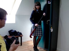 18, Asiat, Brunette, Kvinde studerende, Universitet, Lingerie, Teenager, Bryster