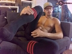 Negroa, Jato de porra, Pés, Gay bicha veado, Raspar depilar, Meias, Solo chão