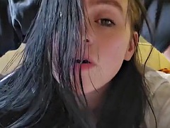 Amatør, Anal, Babe, Stor kukk, Kukk suging, Brunette, Par, Runke