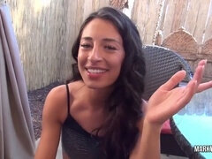 Leie, Hinter den kulissen, Grosser schwanz, Blasen, Braunhaarige, Latina, Jungendliche (18+)