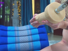 Anal, Blonde, Gode, Machine à baiser, Masturbation, Solo, Tatouage, Webcam