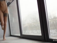 Tekintélyes didik, Gesztenyebarna, Erotikus, Hd, Fehérnemű, Orosz, Gyengéd kefélés, Egyedül