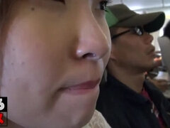 아시안, 큰 가슴, 흑갈색 머리, 그룹, 나이든, 밀프, 빨간 머리, 분출