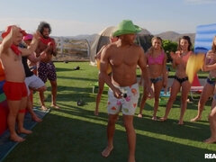 Project DTF: Ride 'Em Cowgirl - Kylie Rocket in interracial outdoor hardcore at group party