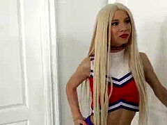 Stor pik, Sort, Heppekor, Fleksibel, Lille kvinde, Tatovering, Teenager, Uniform