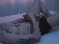 Early Morning Edging - Big Dick Masturbation with Loud Moaning