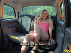 Fake Taxi Beautiful blonde enjoys a ride on a big cock in a taxi